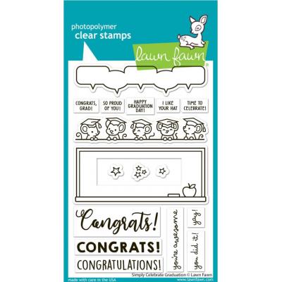 Lawn Fawn Stempel - Simply Celebrate Graduation